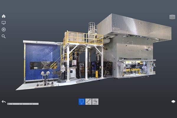 工厂车间三维扫描