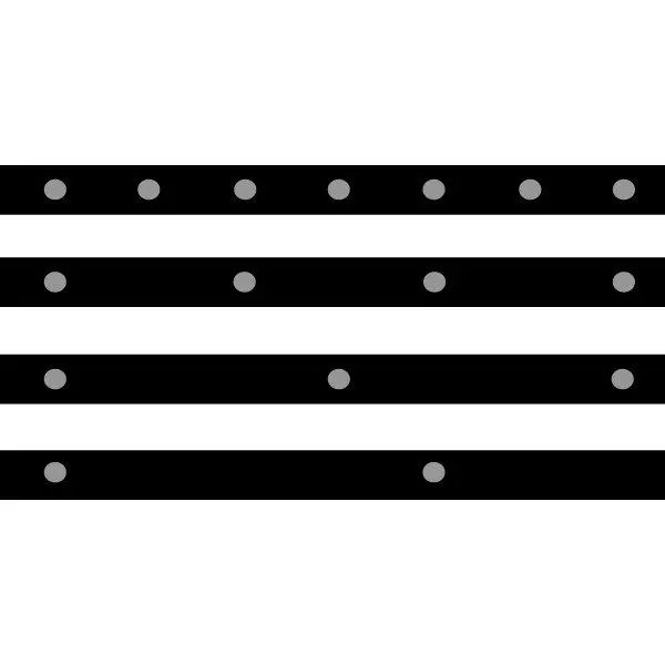 圆点直径 0.20 英寸